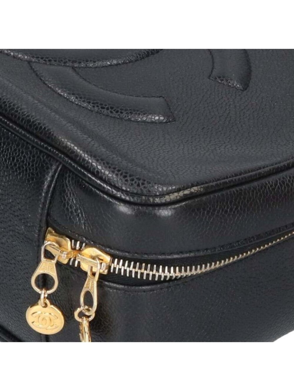 Chanel Vanity CC Logo Caviar Leather 2-Way Handbag - Picture 5 of 5